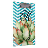 Gepersonaliseerde Clip Board Boho Cacti Cactus Suc Klembord (Rechts)