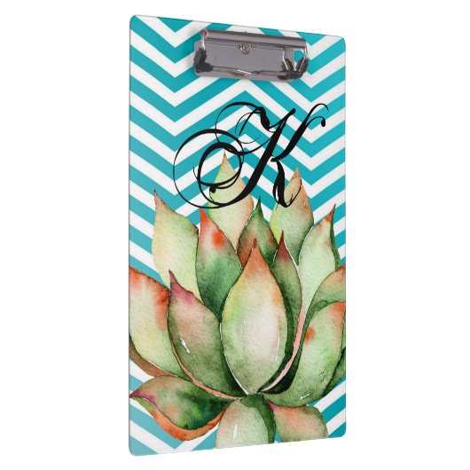 Gepersonaliseerde Clip Board Boho Cacti Cactus Suc Klembord (Rechts)