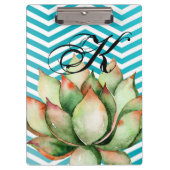 Gepersonaliseerde Clip Board Boho Cacti Cactus Suc Klembord (Voorkant)