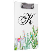 Gepersonaliseerde Clip Board Boho Llama Bohemian C Klembord (Rechts)