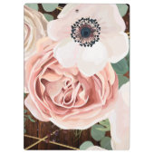 Gepersonaliseerde Clip Board Geometrische Tuin Roo Klembord (Achterkant)