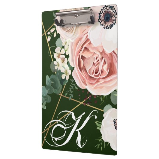 Gepersonaliseerde Clip Board Geometrische Tuin Roo Klembord (Links)