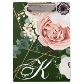 Gepersonaliseerde Clip Board Geometrische Tuin Roo Klembord (Voorkant)