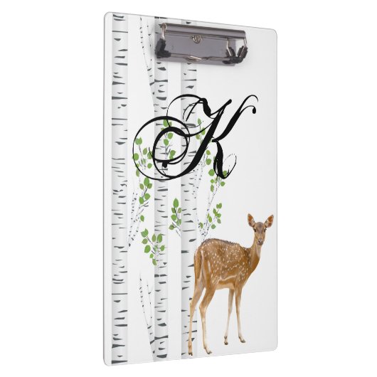 Gepersonaliseerde Clip Board Herten Doe Buck Bos H Klembord (Rechts)