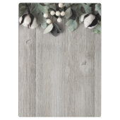 Gepersonaliseerde Clip Board katoenen plant bessen Klembord (Achterkant)