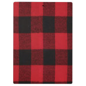 Gepersonaliseerde Clip Board Red Buffalo Plaid Bee Klembord (Achterkant)