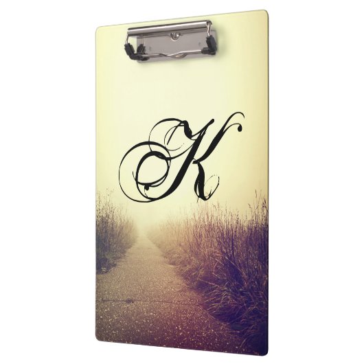 Gepersonaliseerde Clip Board Sunrise Pathway Walkw Klembord (Links)