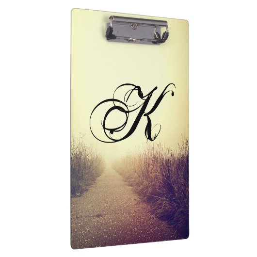 Gepersonaliseerde Clip Board Sunrise Pathway Walkw Klembord (Rechts)