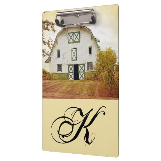 Gepersonaliseerde Clip Board Sunset Barn Country R Klembord (Links)