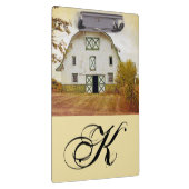 Gepersonaliseerde Clip Board Sunset Barn Country R Klembord (Rechts)
