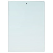 Gepersonaliseerde Clip Board Tropische Bloem op Bl Klembord (Achterkant)