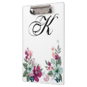 Gepersonaliseerde Clip Board Tropische Bloem op Wi Klembord (Links)