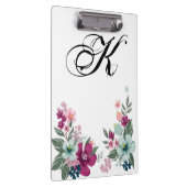 Gepersonaliseerde Clip Board Tropische Bloem op Wi Klembord (Rechts)