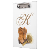 Gepersonaliseerde Clip Board Zomer Land Bruiloft R Klembord (Links)