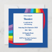 Gepersonaliseerde cloud, regenval en regenboog (Achterkant)