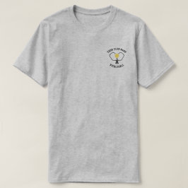 Gepersonaliseerde Club Pickleball Licht Kleur T-sh T-shirt
