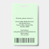 Gepersonaliseerde CNA-badge Badge (Achterkant)