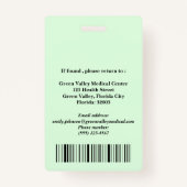 Gepersonaliseerde CNA-badge Badge (Achterkant)