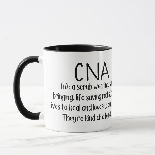 Gepersonaliseerde CNA (Moslim Vrouw) Gift Mok (Links)