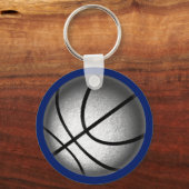 GEPERSONALISEERDE coach en/of Basketball Team Gift Sleutelhanger (Achterkant)