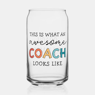 Gepersonaliseerde Coach Grappige Geweldige Coach Blikvorm Glas