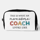 Gepersonaliseerde Coach Grappige Geweldige Coach Toilettasje (Voorkant)