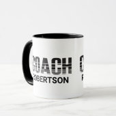 gepersonaliseerde coach mok (Voorkant links)