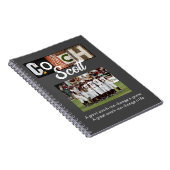Gepersonaliseerde Coach naam spelers Notitieboek (Rechterzijde)