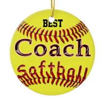 Gepersonaliseerde Coach Ornament Softball Coach Gi