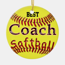Gepersonaliseerde Coach Ornament Softball Coach Gi
