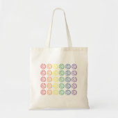 Gepersonaliseerde coach Rainbow Volleybal Tote Bag (Voorkant)