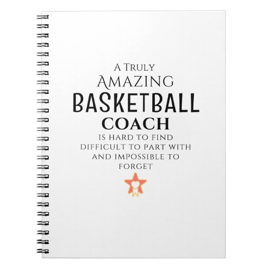 Gepersonaliseerde coach waardering notitieboek (Voorkant)