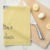 Gepersonaliseerde Cock-a-doedle Rooster Kitchen To Theedoek (Quarter Fold)