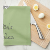 Gepersonaliseerde Cock-a-doedle Rooster Kitchen To Theedoek (Quarter Fold)