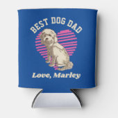 Gepersonaliseerde Cockapoo Best Dog Dad Custom Nam Blikjeskoeler (Voorkant)