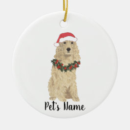 Gepersonaliseerde Cocker Spaniel (Blonde Tan Golde Keramisch Ornament