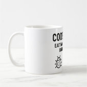 Gepersonaliseerde Coder Coffee Mok – Eten Bugs voo (Links)