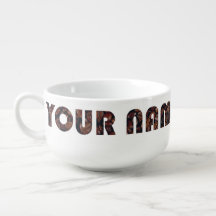 Gepersonaliseerde Coffee Bean Naam Mok