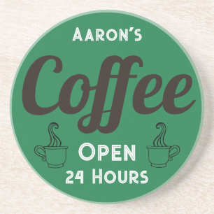 Gepersonaliseerde Coffee Shop Onderzetter Gift