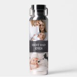 Gepersonaliseerde collage foto Beste vader ooit Waterfles<br><div class="desc">Vier de beste vader op een unieke manier met deze gepersonaliseerde collage foto "Beste vader ooit" waterfles. Met deze waterfles kunt u een collage van favoriete foto's laten zien, waardoor het een uniek geschenk is dat perfect is voor Vaderdag, verjaardagen of gewoon omdat. Met het bericht "Beste vader ooit" op...</div>