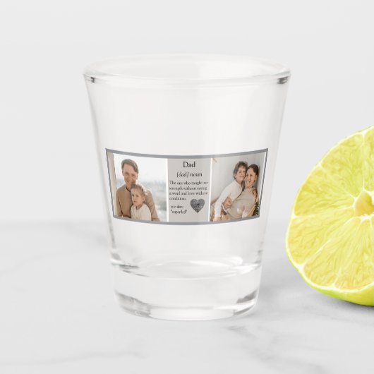 Gepersonaliseerde collage foto | Shot Glass voor p Shot Glas (Voorkant)