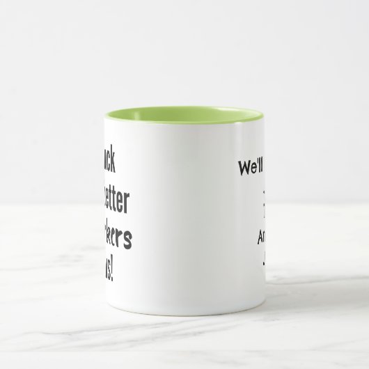 Gepersonaliseerde collega Afscheidsgeschenk - Succ Mok (Midden)