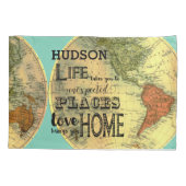 Gepersonaliseerde college slaapzaal Inspirerend Qu Kussensloop (Achterkant)