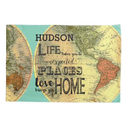 Gepersonaliseerde college slaapzaal Inspirerend Qu Kussensloop (Achterkant)