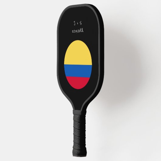 Gepersonaliseerde Colombia Flag Gift Pickleball Paddle (Links)