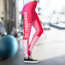 Gepersonaliseerde ColorBlock Roze en Rode Custom M