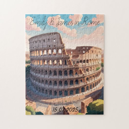 Gepersonaliseerde Colosseum puzzel (Verticaal)