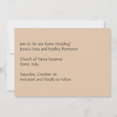 Gepersonaliseerde Colosseum Rome Italië Opslaan Da Save The Date (Achterkant)