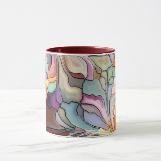 Gepersonaliseerde Combo Marble Mok (Midden)