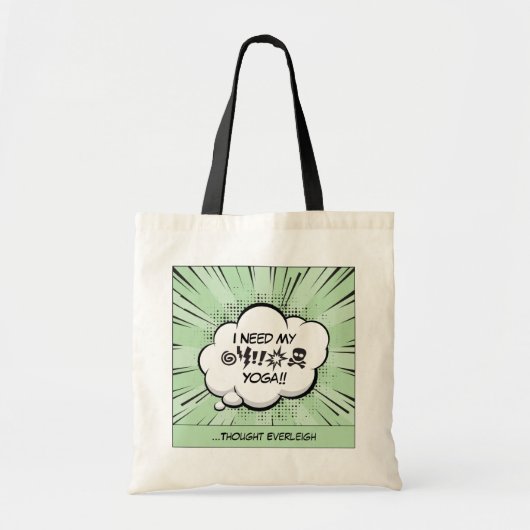 Gepersonaliseerde Comic Book Art Canvas tas (Voorkant)